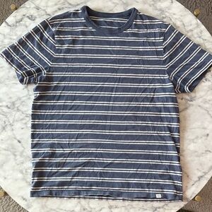 Madewell Striped Navy and White Tee